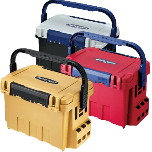 バス用ルアー大量、メイホウタックルボックス(上下二段)付き メイホウ（MEIHO） ルアーボックス 釣り VS-7020 スモークブラック