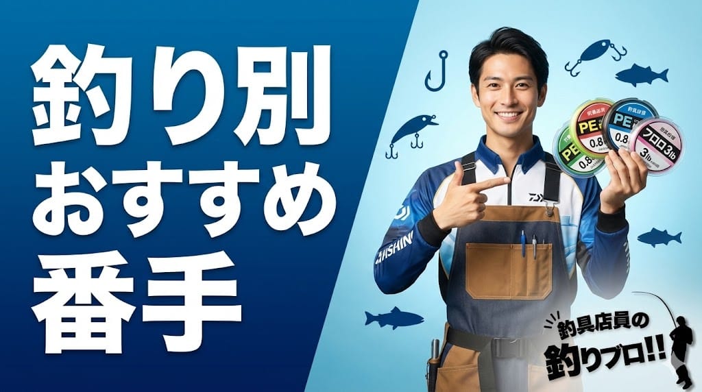 釣り別おすすめ番手