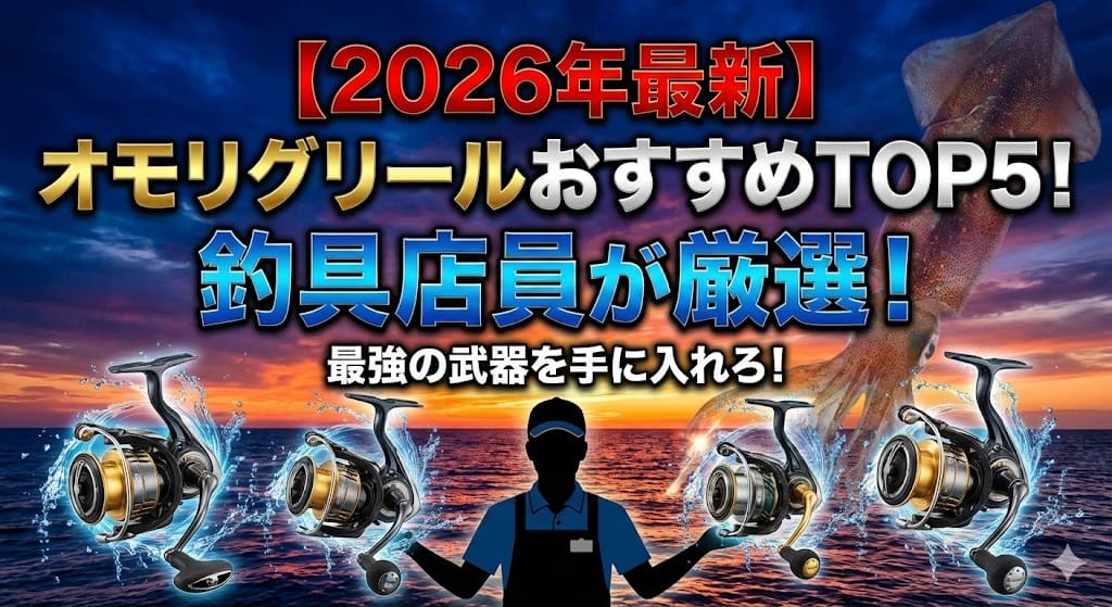 【2026年最新】オモリグリールおすすめTOP5!釣具店員が厳選!