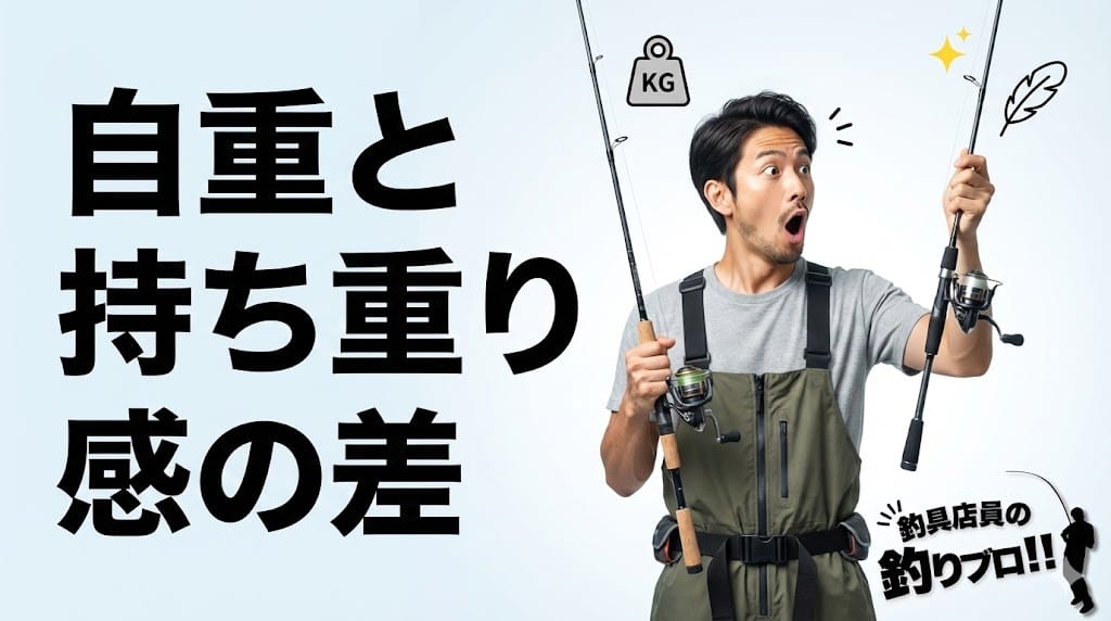 自重と持ち重り感の差