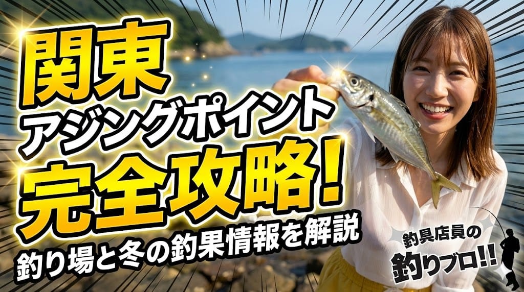 関東アジングポイント完全攻略！釣り場と冬の釣果情報を解説