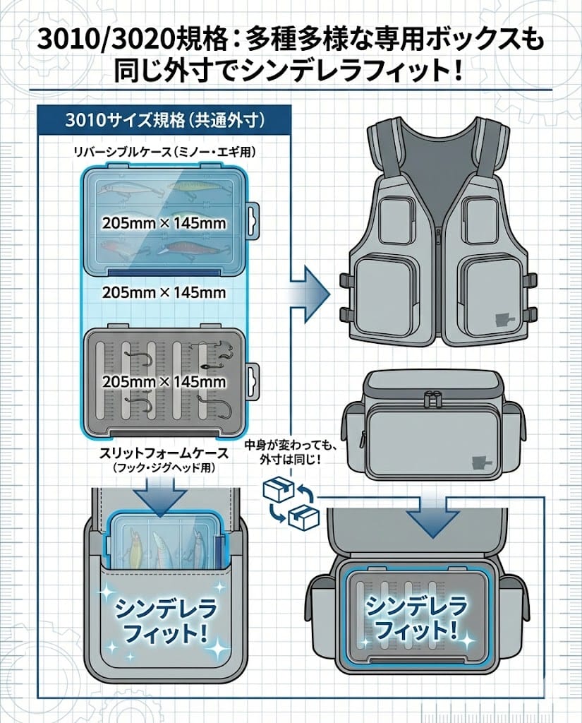 メイホウの多種多様な専用ボックス