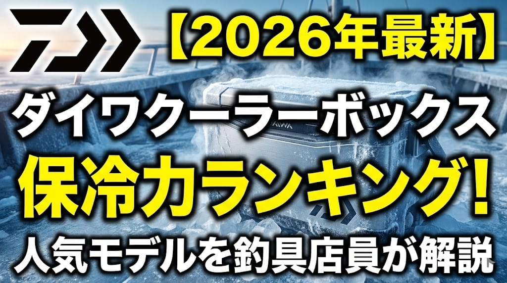 【2026年最新】ダイワクーラーボックス保冷力ランキング！人気モデルを釣具店員が解説