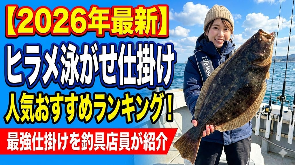 【2026年最新】ヒラメ泳がせ仕掛け人気おすすめランキング!最強仕掛けを釣具店員が紹介
