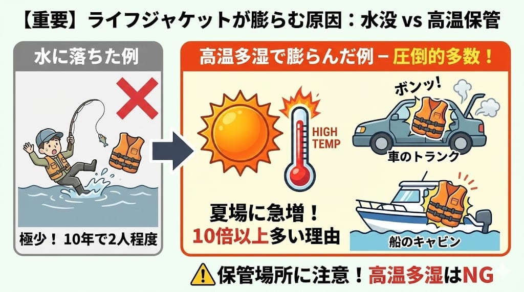 【重要】水に落ちて膨らんだ例よりも10倍多い理由