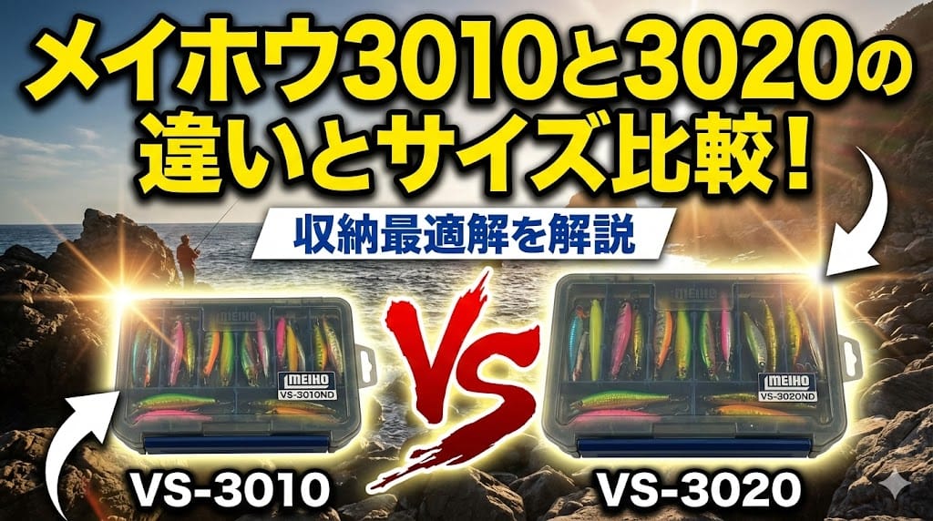 メイホウ3010と3020の違いとサイズ比較！収納最適解を解説