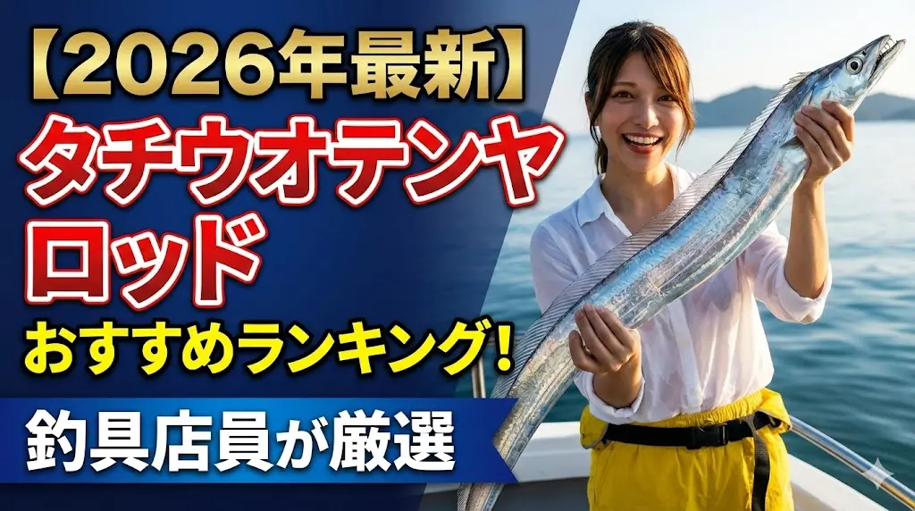 2026年最新】タチウオテンヤロッドおすすめランキング！選び方を釣具