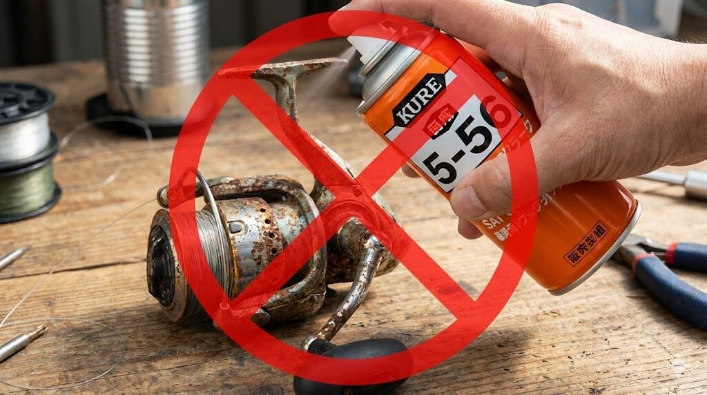 556をリールに使うと寿命を縮める理由