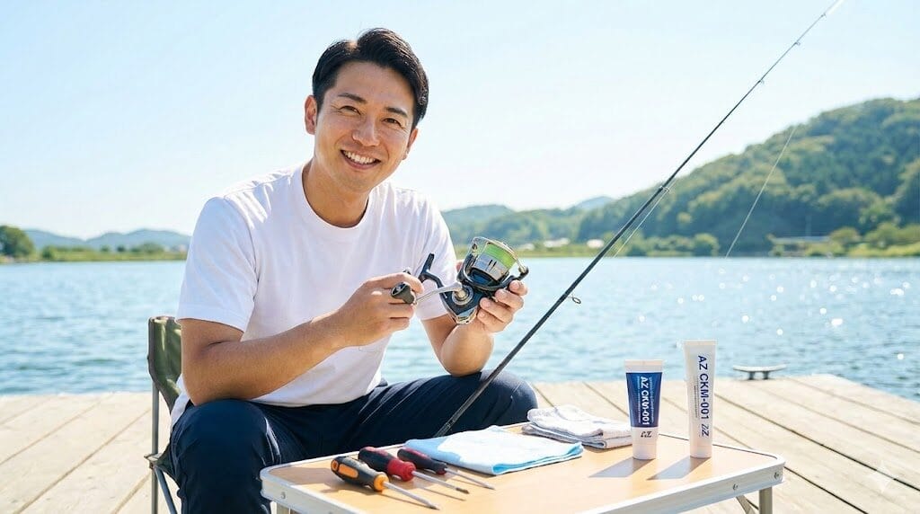 正しい知識でリールのグリス代用を行い節約