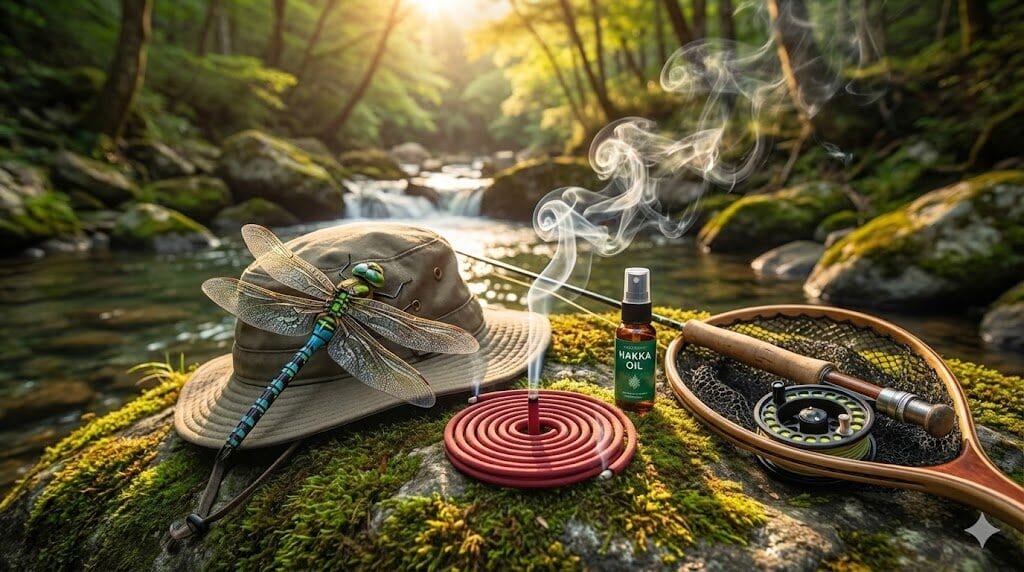 おにやんま君の弱点を補う「ハイブリッド虫除け戦略」