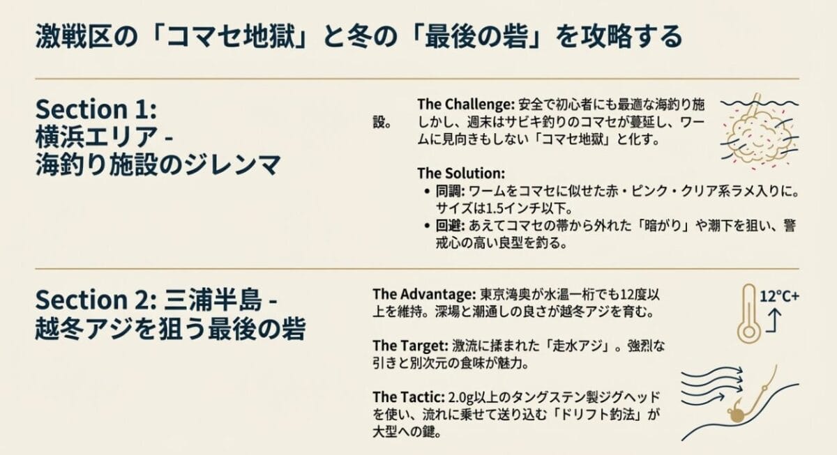 三浦半島が冬のアジングの聖地である理由と水温の関係