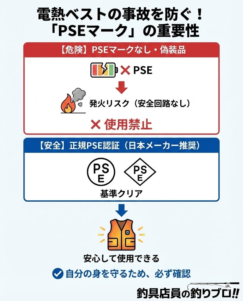 事故を防ぐPSEマークの重要性