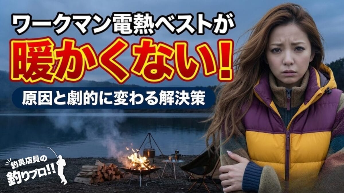 ワークマン電熱ベストが暖かくない！原因と劇的に変わる解決策