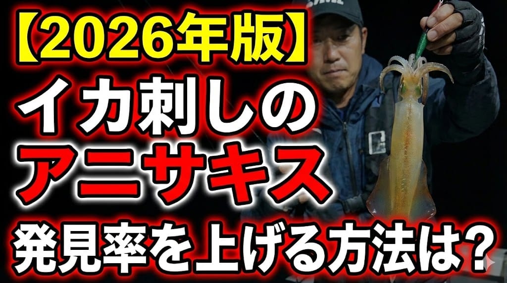 【2026年版】イカ刺しのアニサキス発見率を上げる方法は？スルメ・ヤリ・アオリの危険度マップと「隠れ場所」