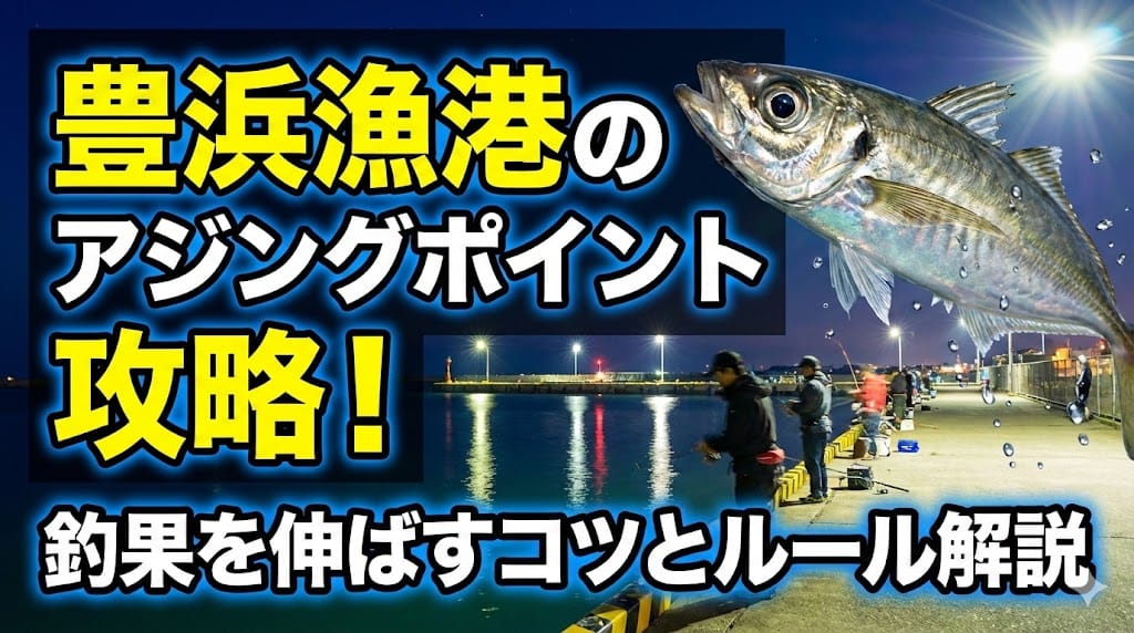 豊浜漁港のアジングポイント攻略！釣果を伸ばすコツとルール解説