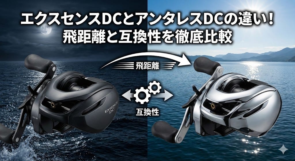 エクスセンスDCとアンタレスDCの違い！飛距離と互換性を徹底比較